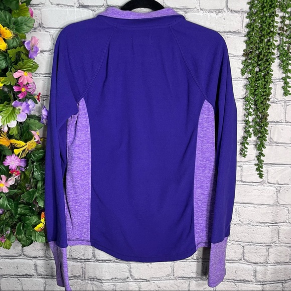 §🌼3/$30🌼SO Purple Half Zip Pullover Sweater Size Medium - Picture 10 of 14